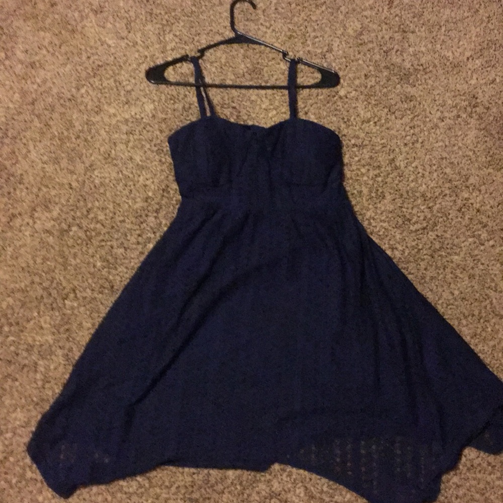 Blue sun dress